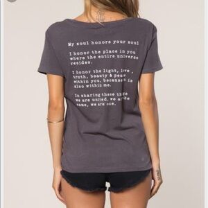 Spiritual Gangster OM Namaste Scoop Tee